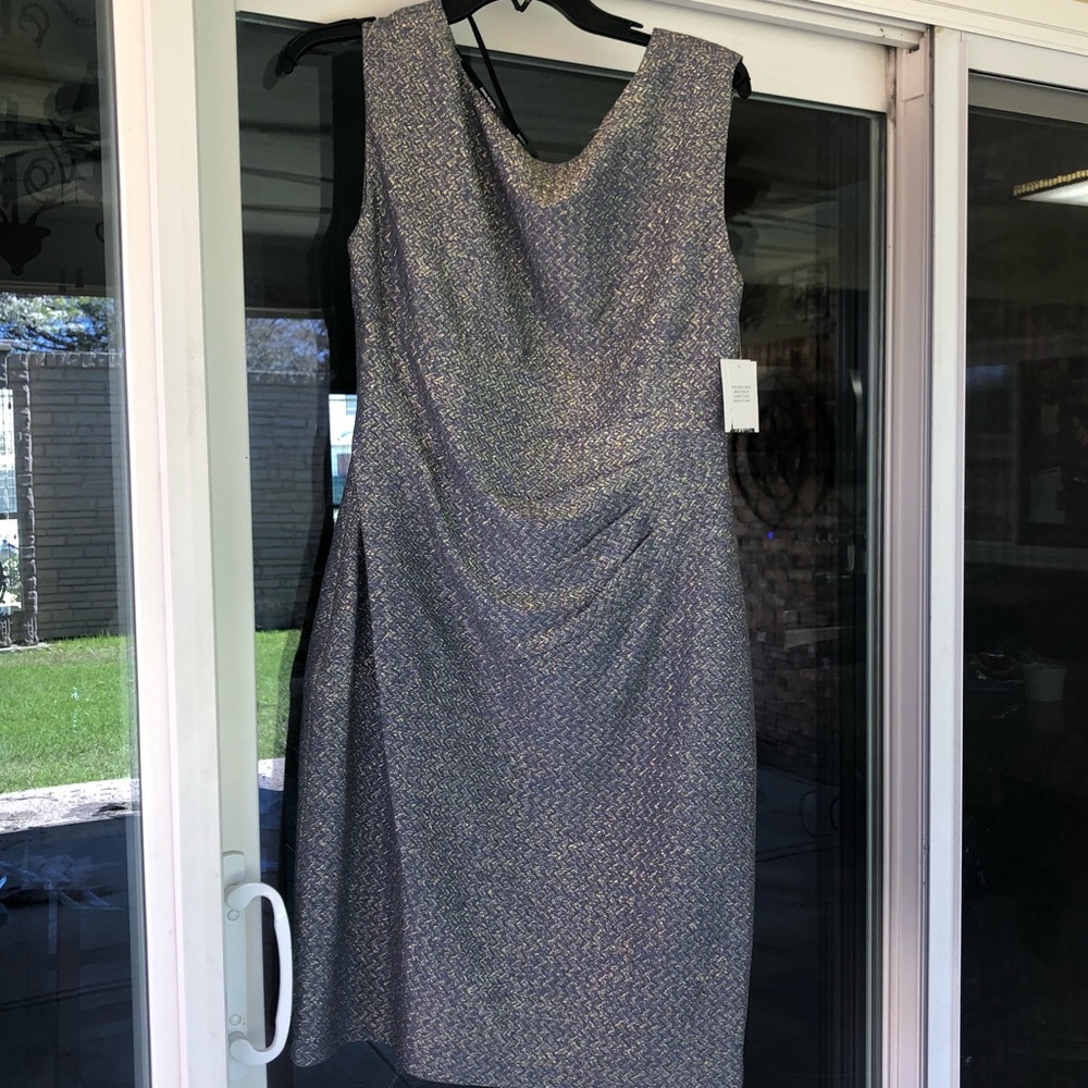 BLue AND GOLD FORMAL DRESS
